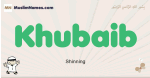 Khubaib muslim boys name and meaning, islamic boys name Khubaib