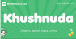 Khushnuda arabic girl name and meaning, quranic girls name Khushnuda