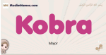 Kobra muslim girls name and meaning, islamic girls name Kobra