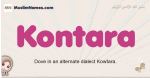 Kontara muslim girls name and meaning, islamic girls name Kontara