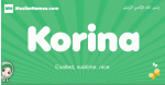 Korina arabic girl name and meaning, quranic girls name Korina