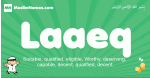 Laaeq arabic boys name and meaning, quranic boys name Laaeq