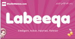 Labeeqa arabic girls name and meaning, muslim girl name Labeeqa
