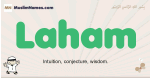 Laham muslim boys name and meaning, islamic boys name Laham