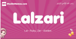 Lalzari arabic girls name and meaning, muslim girl name Lalzari