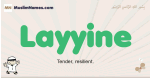 Layyine muslim boys name and meaning, islamic boys name Layyine