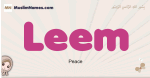 Leem muslim girls name and meaning, islamic girls name Leem