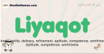 Liyaqot muslim boys name and meaning, islamic boys name Liyaqot