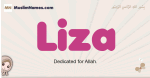 Liza muslim girls name and meaning, islamic girls name Liza
