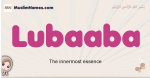 Lubaaba muslim girls name and meaning, islamic girls name Lubaaba