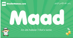 Maad arabic boys name and meaning, quranic boys name Maad