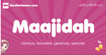 Maajidah arabic girls name and meaning, muslim girl name Maajidah