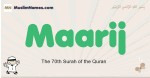 Maarij muslim boys name and meaning, islamic boys name Maarij