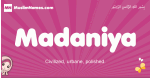 Madaniya arabic girls name and meaning, muslim girl name Madaniya