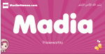 Madia arabic girls name and meaning, muslim girl name Madia
