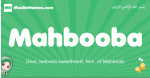 Mahbooba arabic girl name and meaning, quranic girls name Mahbooba