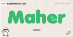 Maher muslim boys name and meaning, islamic boys name Maher