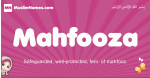 Mahfooza arabic girls name and meaning, muslim girl name Mahfooza