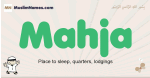 Mahja muslim boys name and meaning, islamic boys name Mahja