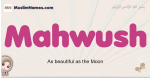 Mahwush muslim girls name and meaning, islamic girls name Mahwush