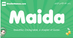 Maida arabic girl name and meaning, quranic girls name Maida