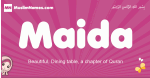 Maida arabic girls name and meaning, muslim girl name Maida