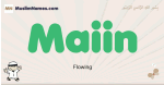 Maiin muslim boys name and meaning, islamic boys name Maiin