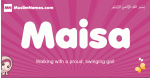 Maisa arabic girls name and meaning, muslim girl name Maisa
