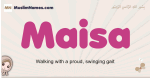 Maisa muslim girls name and meaning, islamic girls name Maisa