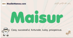 Maisur muslim boys name and meaning, islamic boys name Maisur