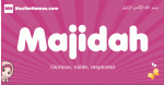 Majidah arabic girls name and meaning, muslim girl name Majidah