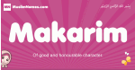 Makarim arabic girls name and meaning, muslim girl name Makarim