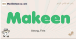 Makeen muslim boys name and meaning, islamic boys name Makeen