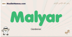 Malyar muslim boys name and meaning, islamic boys name Malyar