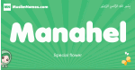 Manahel arabic girl name and meaning, quranic girls name Manahel