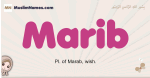 Marib muslim girls name and meaning, islamic girls name Marib