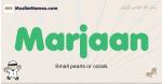 Marjaan muslim boys name and meaning, islamic boys name Marjaan