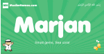 Marjan arabic boys name and meaning, quranic boys name Marjan