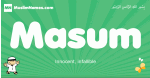 Masum arabic boys name and meaning, quranic boys name Masum