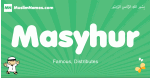 Masyhur arabic boys name and meaning, quranic boys name Masyhur