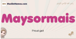 Maysormais muslim girls name and meaning, islamic girls name Maysormais