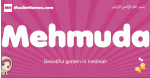Mehmuda arabic girls name and meaning, muslim girl name Mehmuda