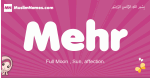 Mehr arabic girls name and meaning, muslim girl name Mehr