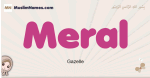 Meral muslim girls name and meaning, islamic girls name Meral