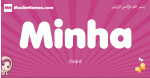 Minha arabic girls name and meaning, muslim girl name Minha