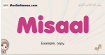 Misaal muslim girls name and meaning, islamic girls name Misaal