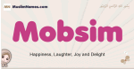 Mobsim muslim girls name and meaning, islamic girls name Mobsim