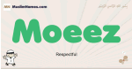 Moeez muslim boys name and meaning, islamic boys name Moeez
