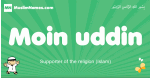 Moin-uddin arabic boys name and meaning, quranic boys name Moin-uddin