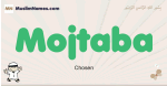 Mojtaba muslim boys name and meaning, islamic boys name Mojtaba